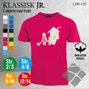 Skole classic t-skjorte, raspberry