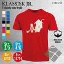 Skole classic t-skjorte, rød