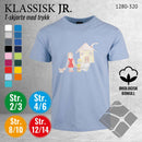 Skole classic t-skjorte, lys blå