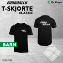 Eurorally klassik t-shirt til barn, sort