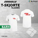 Eurorally classic t-shirt til barn, hvit