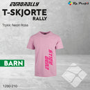 Eurorally t-shirt RALLY til barn, rosa