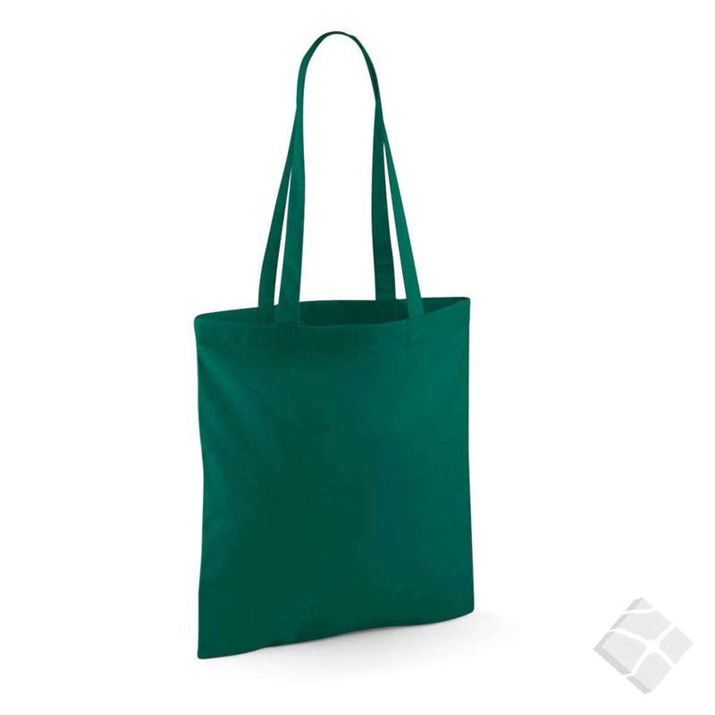 Handlenett "Bag for life" m/trykk, bottle green