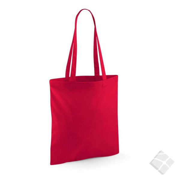 Handlenett "Bag for life" m/trykk, red