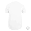 25 stk T-skjorte m/bryst & rygglogo, hvit