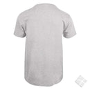 50 stk T-skjorte med brystlogo, aske