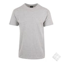 100 stk T-skjorte med brystlogo, aske