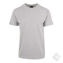 25 stk T-skjorte med brystlogo, aske