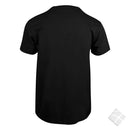 25 stk T-skjorte med brystlogo, sort