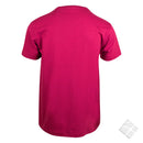 50 stk T-skjorte med brystlogo, rasberry