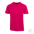 50 stk T-skjorte med brystlogo, rasberry