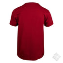 25 stk T-skjorte m/stor brystlogo, kardinalrød