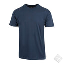 25 stk T-skjorte med brystlogo, petrol blue