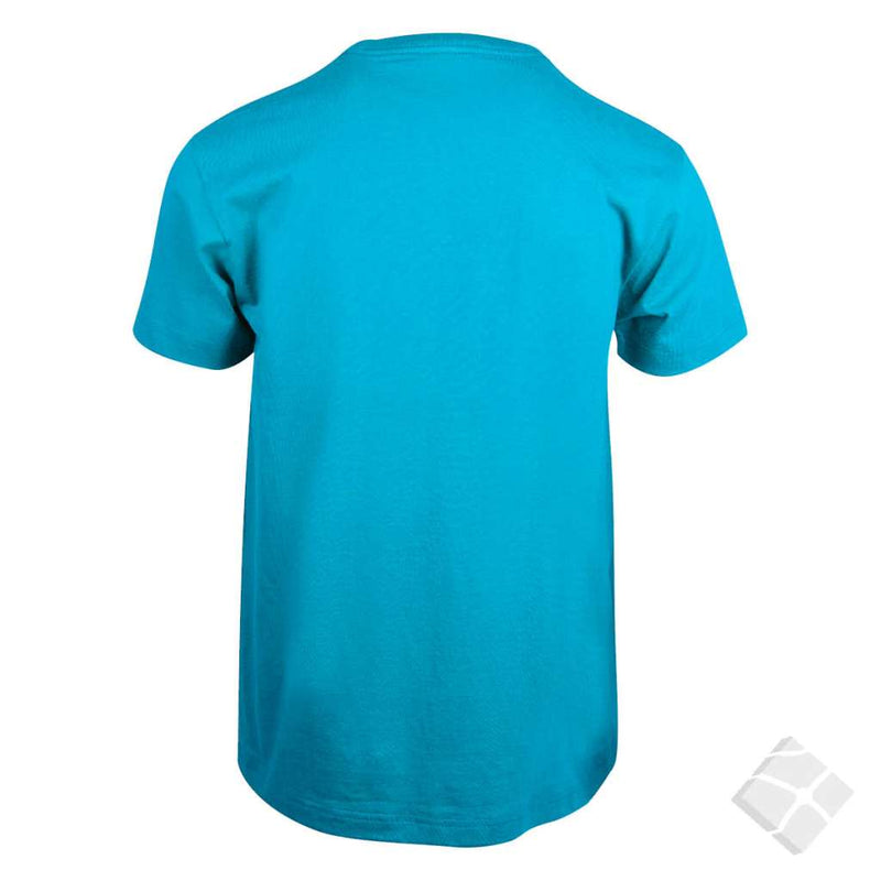 25 stk T-skjorte med brystlogo, turkis