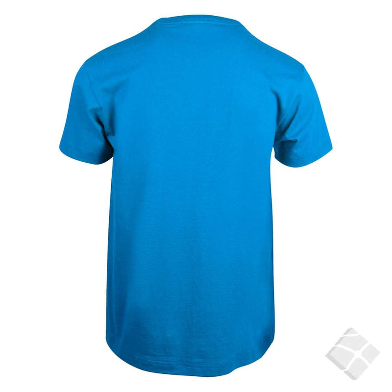 50 stk T-skjorte med brystlogo, brilliant blå