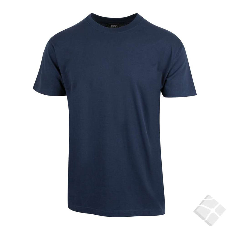 50 stk T-skjorte med brystlogo, marine