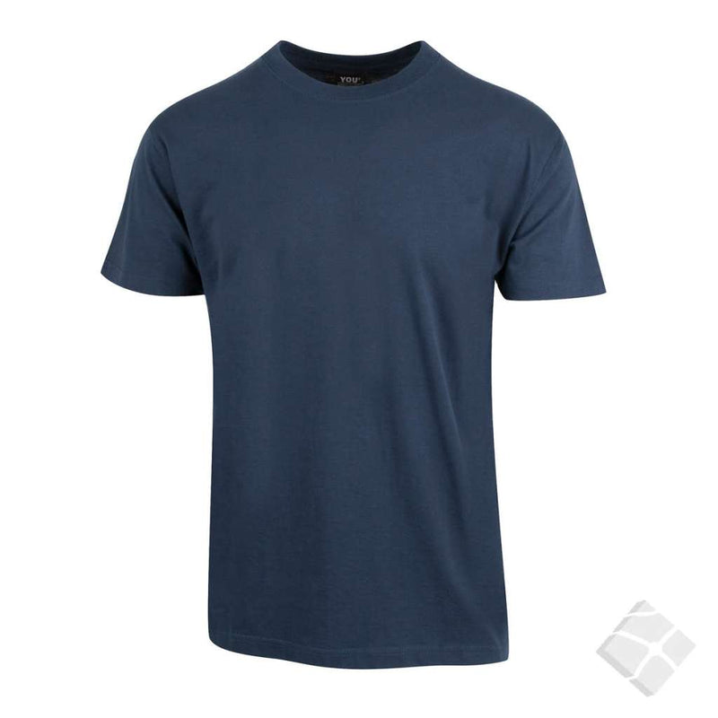 25 stk T-skjorte med brystlogo, urban navy
