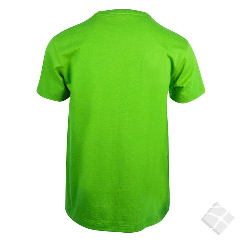 25 stk T-skjorte med brystlogo, limegrønn