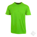 25 stk T-skjorte m/bryst & rygglogo, lime
