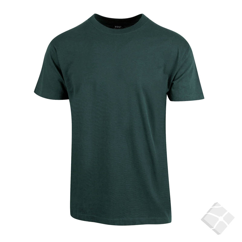 50 stk T-skjorte med brystlogo, sjøgrønn
