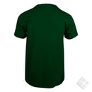 25 stk T-skjorte m/bryst & rygglogo, flaskegrønn