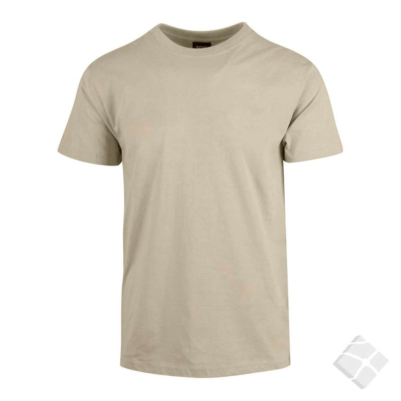 5-pack YOU t-skjorter, sand