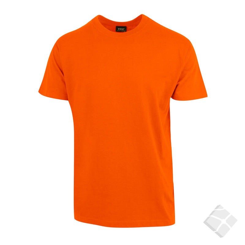 50 stk T-skjorte med brystlogo, orange