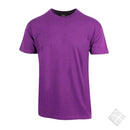 25 stk T-skjorte med brystlogo, lilla