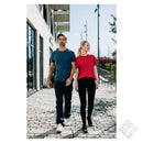 25 stk T-skjorte m/stor brystlogo, raspberry