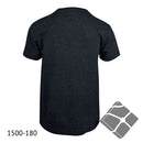 25 stk T-skjorte med brystlogo, koksgrå