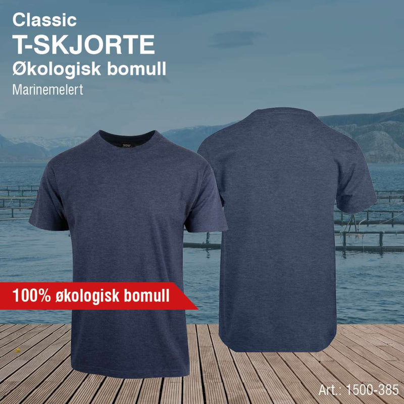 You klassisk t-skjorte marinemelert