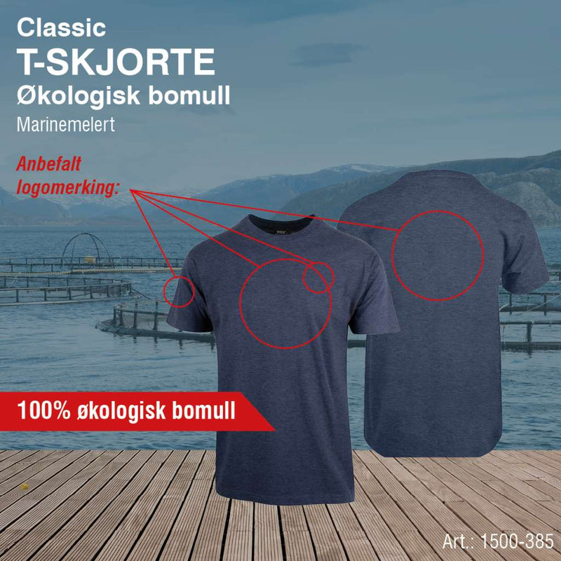 You klassisk t-skjorte marinemelert