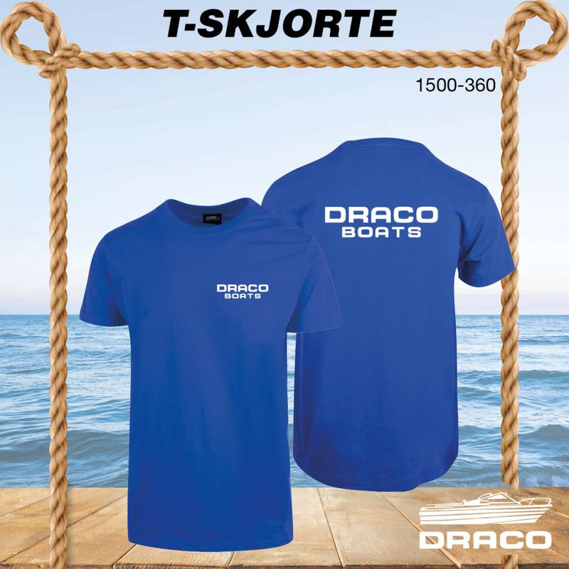 Draco boats team t-skjorte, kornblå
