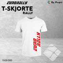 Eurorally t-shirt Rally, hvit