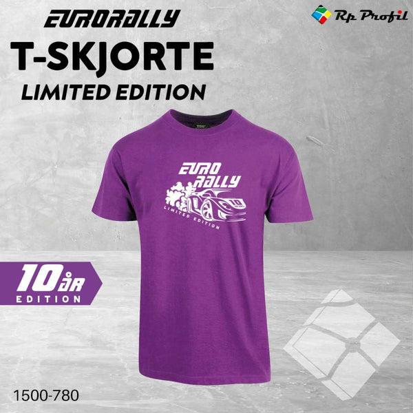 Eurorally t-shirt Limited edition, lilla