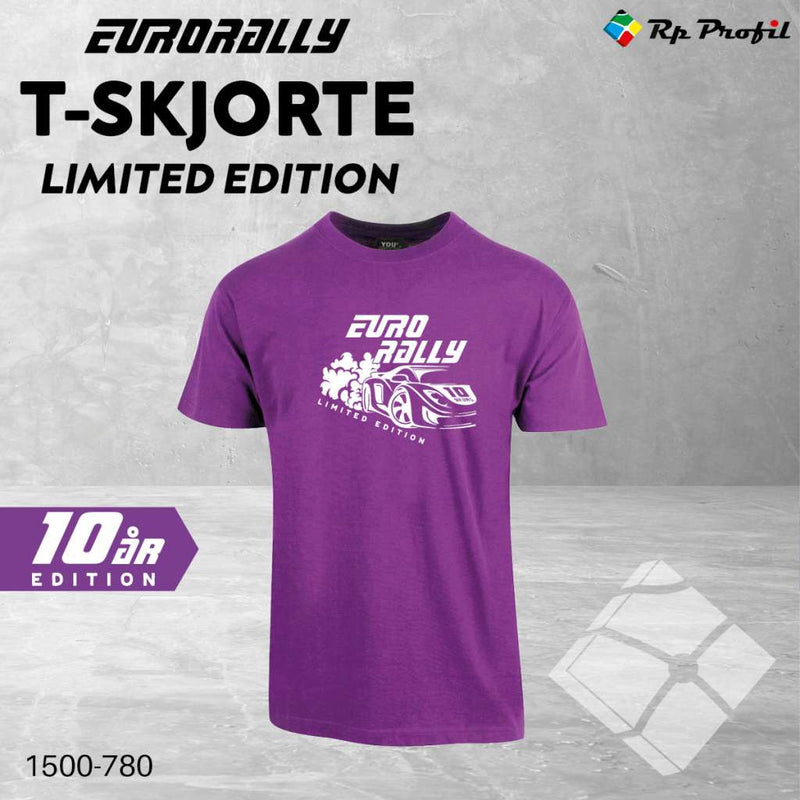 Eurorally t-shirt Limited edition, lilla