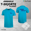 Eurorally klassisk t-shirt i unisex, turkis