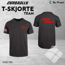 Eurorally TEAM t-shirt i unisex, koksgrå