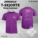 Eurorally TOUR NORWAY T-shirt, lilla