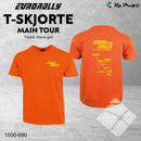 Eurorally MAIN TOUR 26 t-shirt, orange