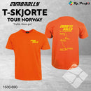 Eurorally TOUR NORWAY T-shirt, orange