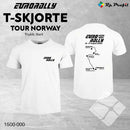 Eurorally TOUR NORWAY T-shirt, hvit