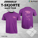 Eurorally MAIN TOUR 26 t-shirt, lilla