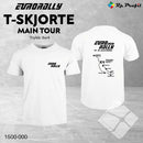 Eurorally MAIN TOUR 26 t-shirt, hvit