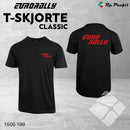 Eurorally classic t-shirt, sort