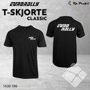 Eurorally classic t-shirt, sort