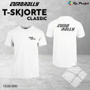 Eurorally classic t-shirt, hvit
