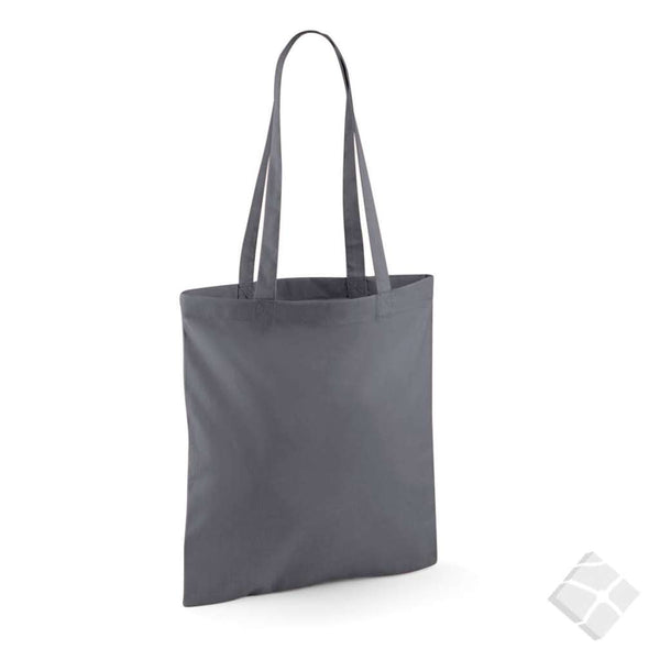 Handlenett "Bag for life" m/trykk, graphite grey