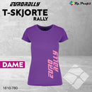 Eurorally t-shirt RALLY til dame, lilla