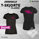 Eurorally classic dame t-shirt, koksgrå